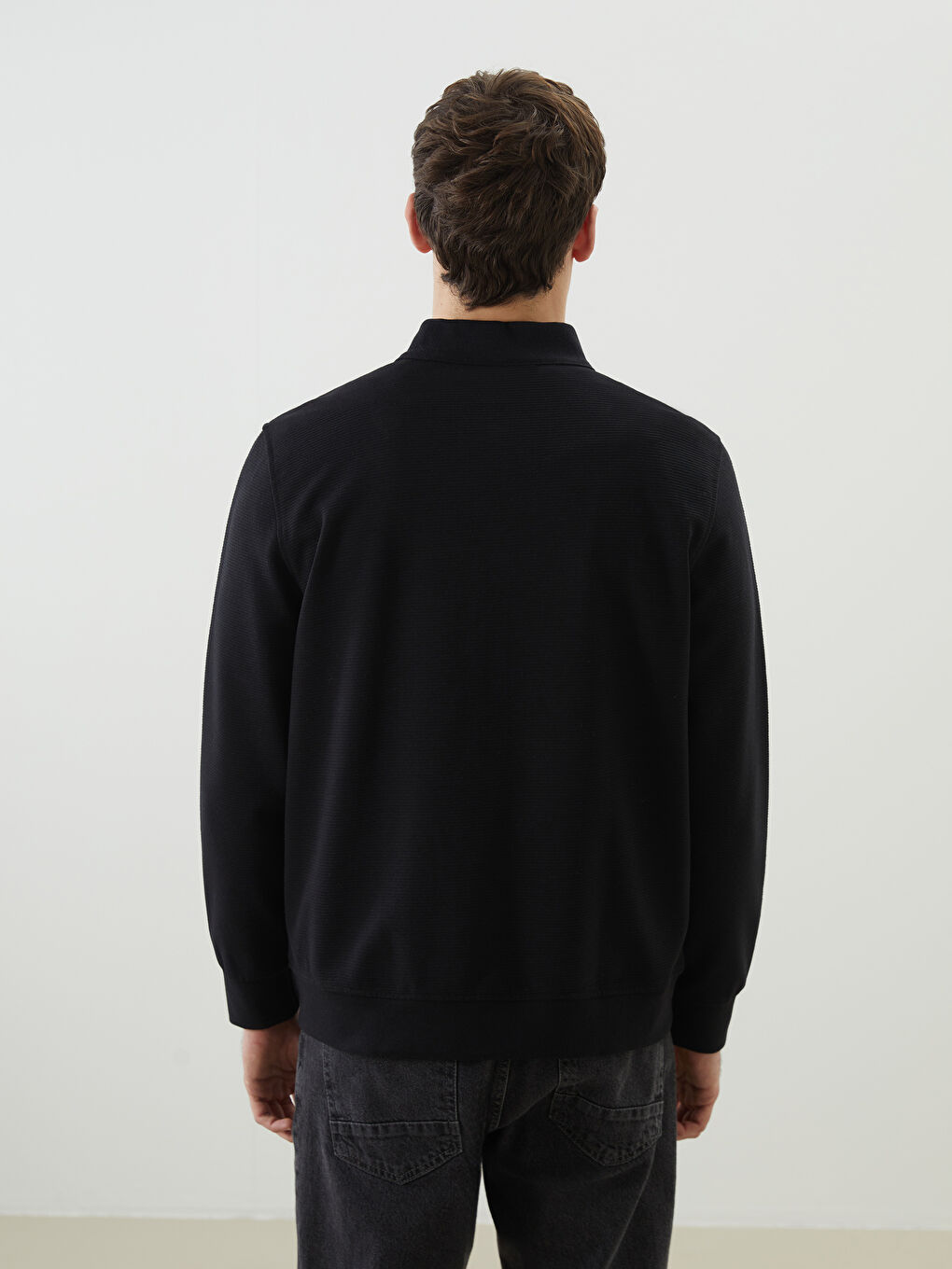 SOUTHBLUE Funnel Neck Long Sleeve Men's Zip-Up Sweatshirt -W4LN78Z8-CVL