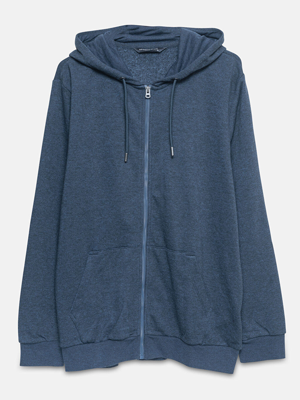 Hooded Long Sleeve Men's Zip-Up Sweatshirt-4