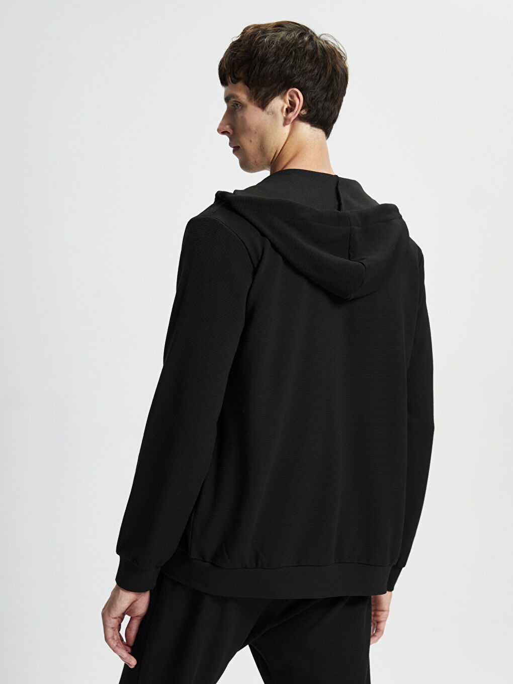 LCWAIKIKI Classic Hooded Long Sleeve Men's Zip-Up Sweatshirt -W52053Z8-CVL