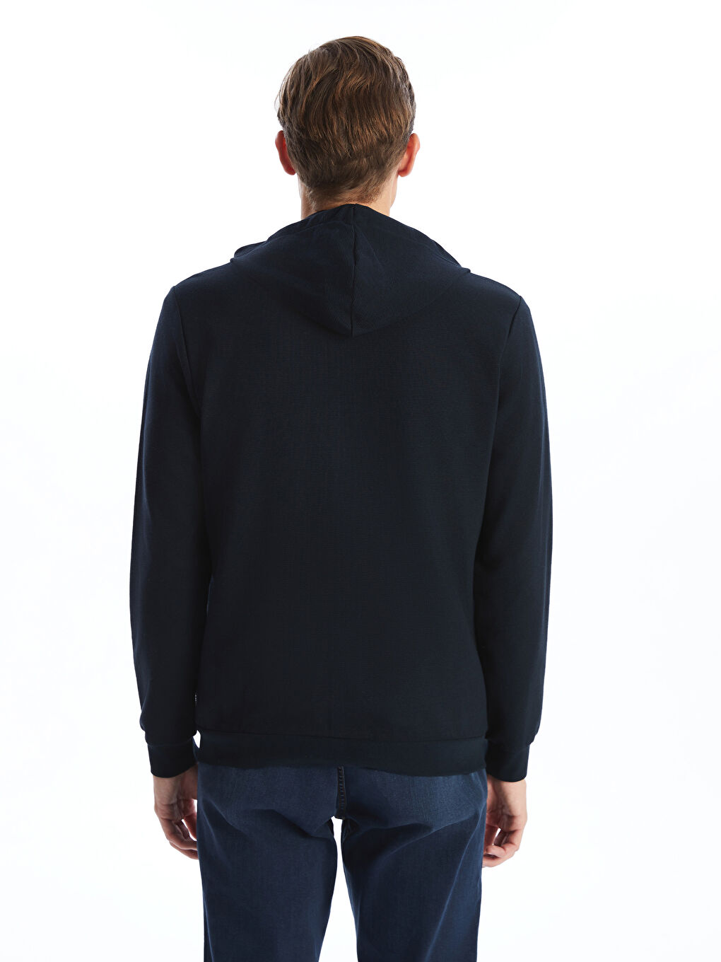 LCWAIKIKI Classic Hooded Long Sleeve Men's Zip-Up Sweatshirt -W52053Z8-RFH