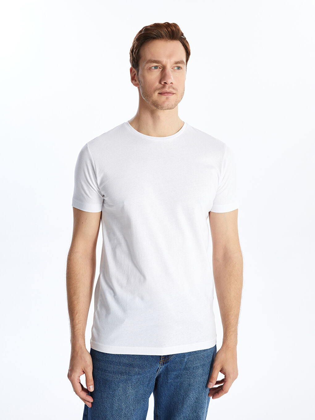 LCWAIKIKI Classic Rundhalsausschnitt Jersey T-Shirt für Herren -W52059Z8-Q6K