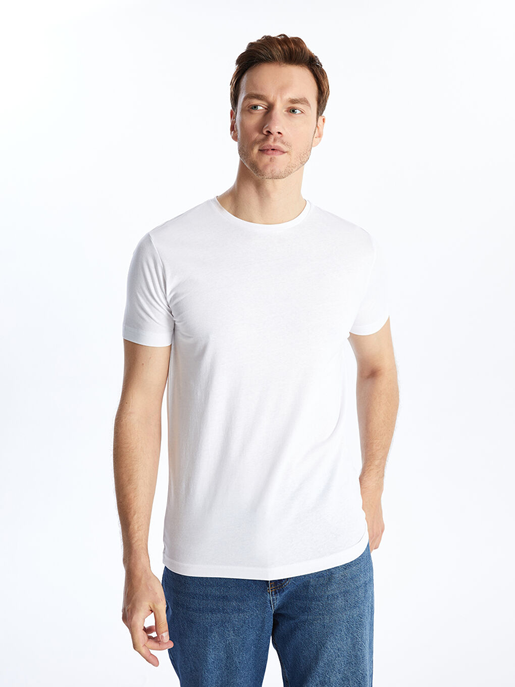 LCWAIKIKI Classic Rundhalsausschnitt Jersey T-Shirt für Herren -W52059Z8-Q6K
