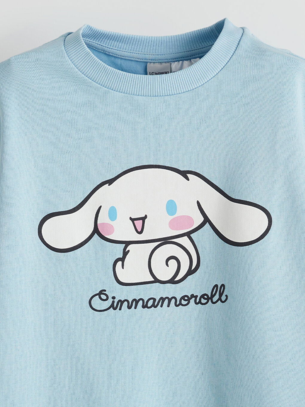 Спортивный костюм с круглым вырезом, с принтом Cinnamoroll, толстый, для девочек-5