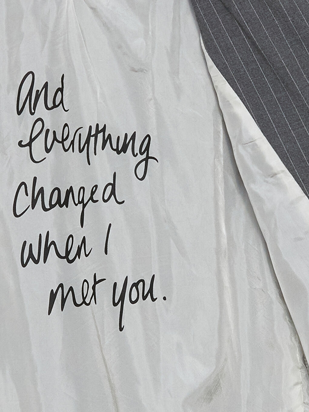 Beyaz Çizgili Kadın Blazer Ceket-7