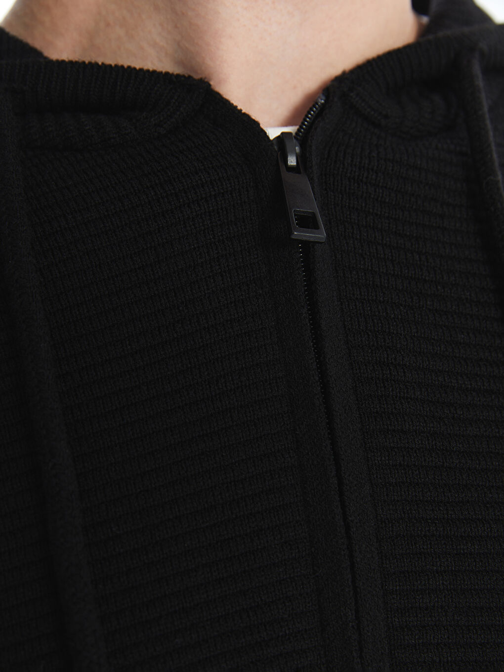 Hooded Long Sleeve Men's Knitwear Cardigan-8