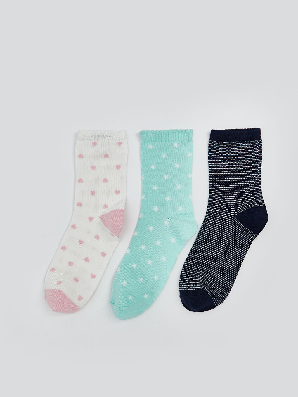 Șosete până la gleznă imprimate pentru femei, pachet de 3