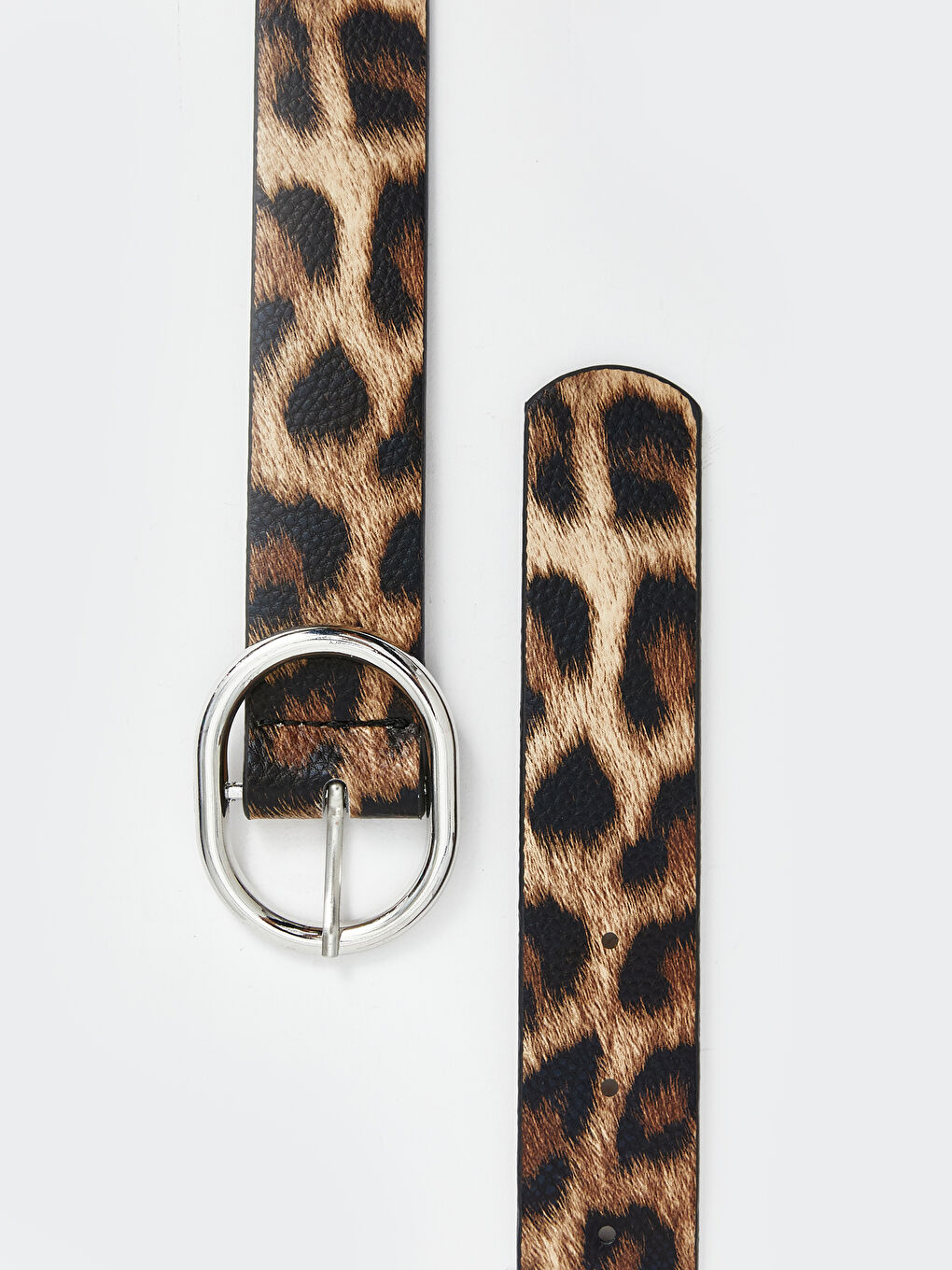 LCW ACCESSORIES Kahverengi Leopar Desenli Kadın Kemer - 2