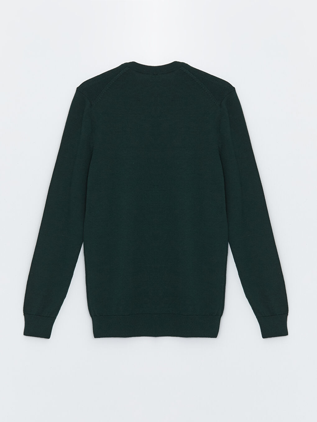 Crew Neck Long Sleeve Men's Tricot Sweater-10