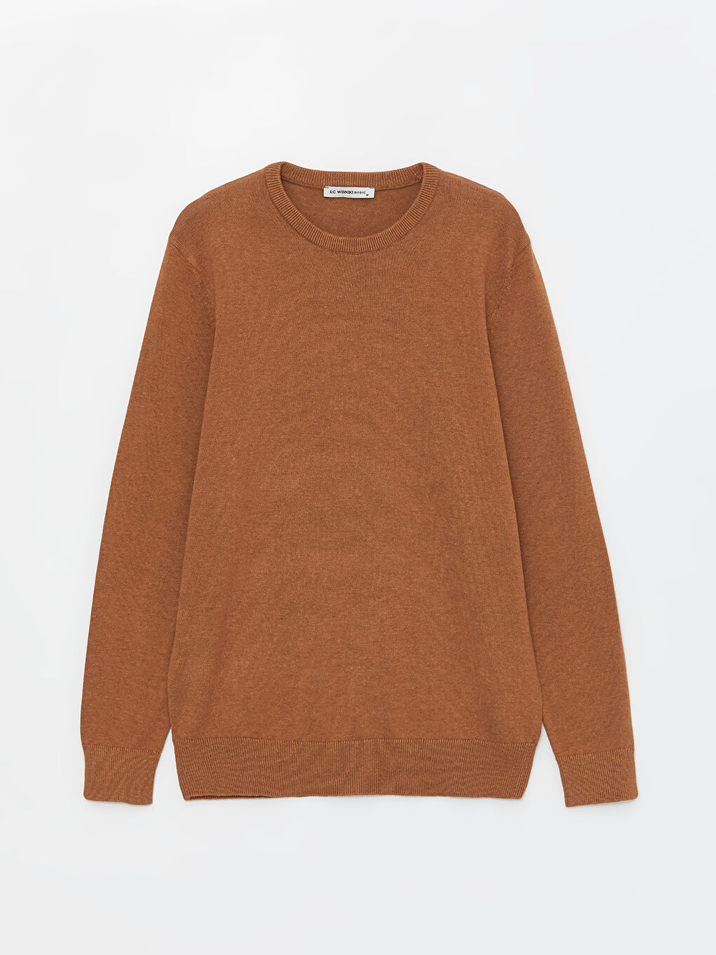 LCWAIKIKI Classic Crew Neck Long Sleeve Men's Tricot Sweater -W52331Z8-E6W