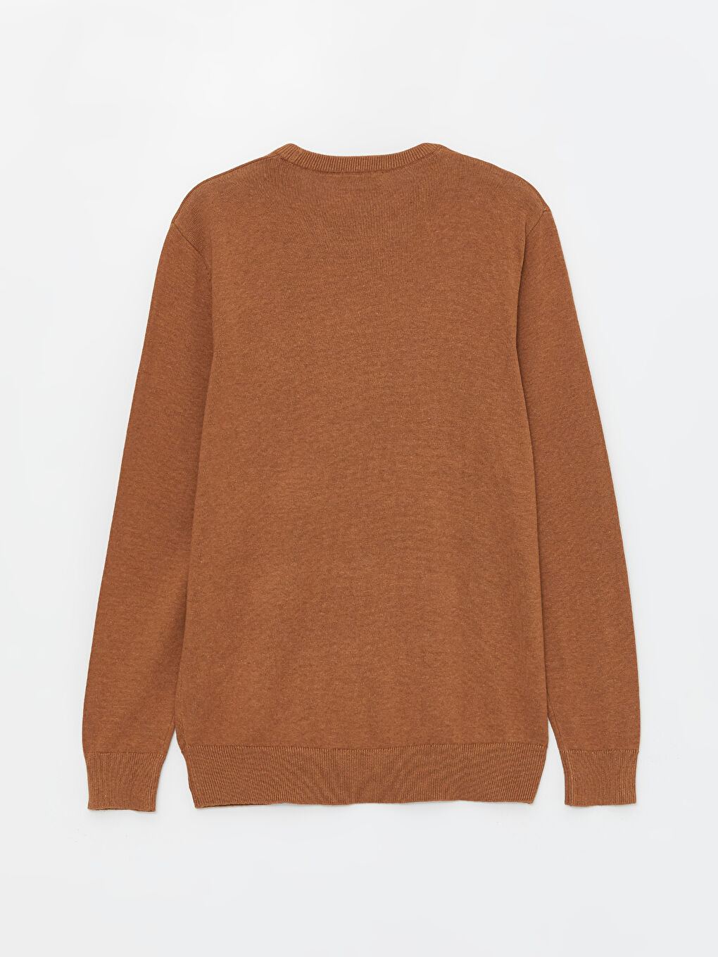 LCWAIKIKI Classic Crew Neck Long Sleeve Men's Tricot Sweater -W52331Z8-E6W