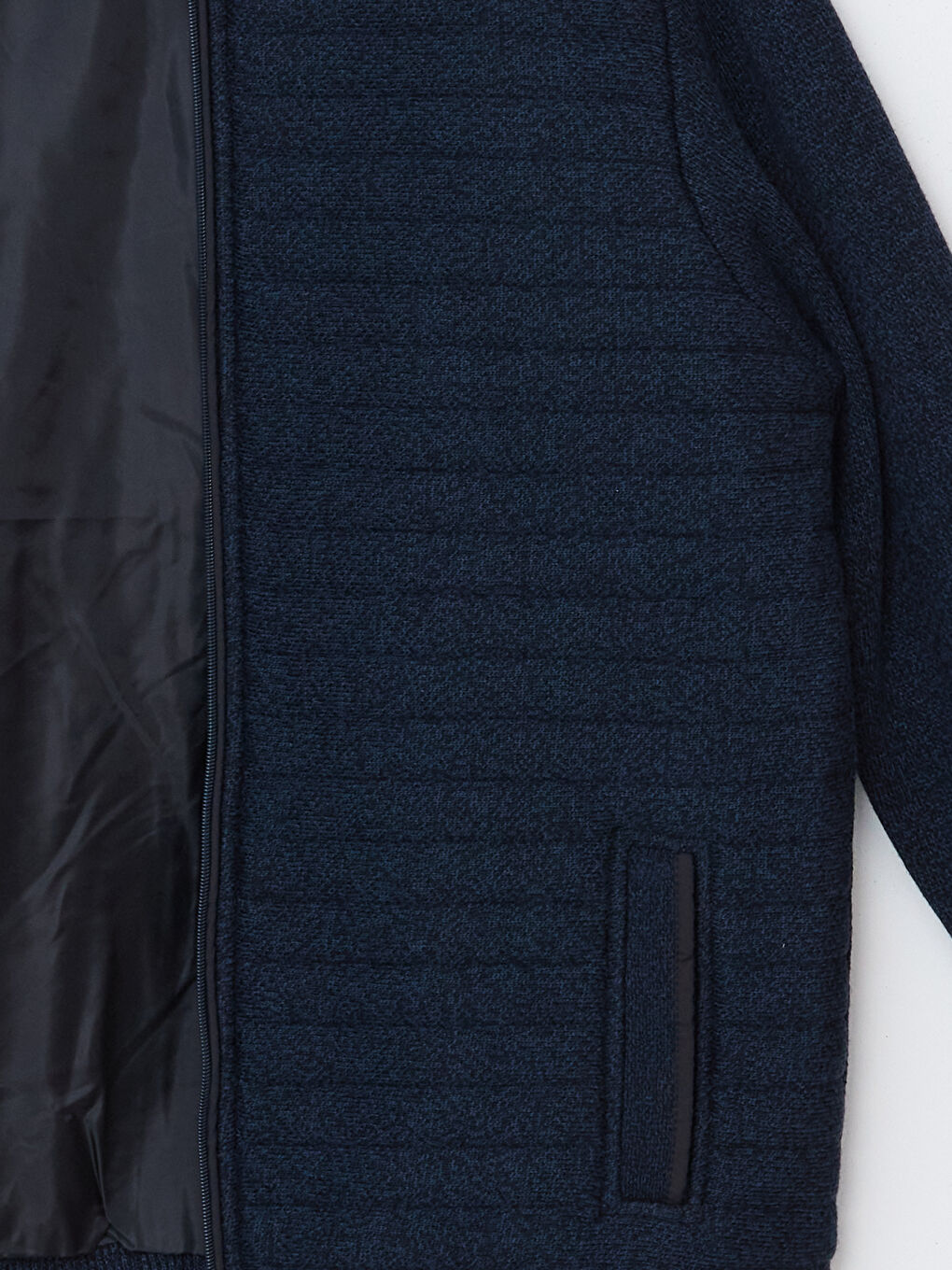 Standard Fit College Collar Men's Knitwear Cardigan-6