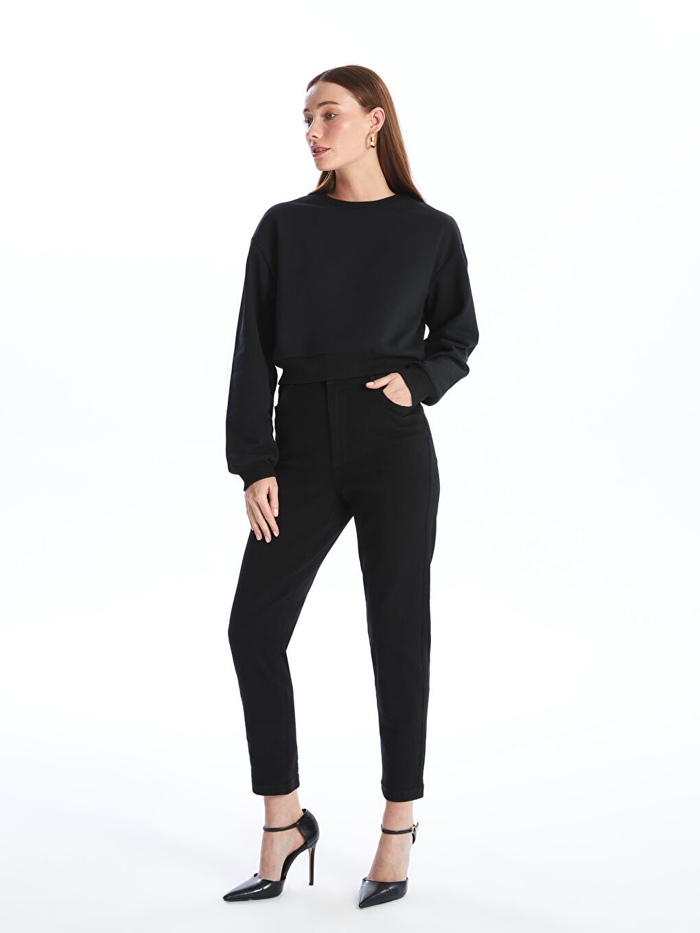 LCWAIKIKI Classic Mom Fit Women's Jeans -W52389Z8-J0F
