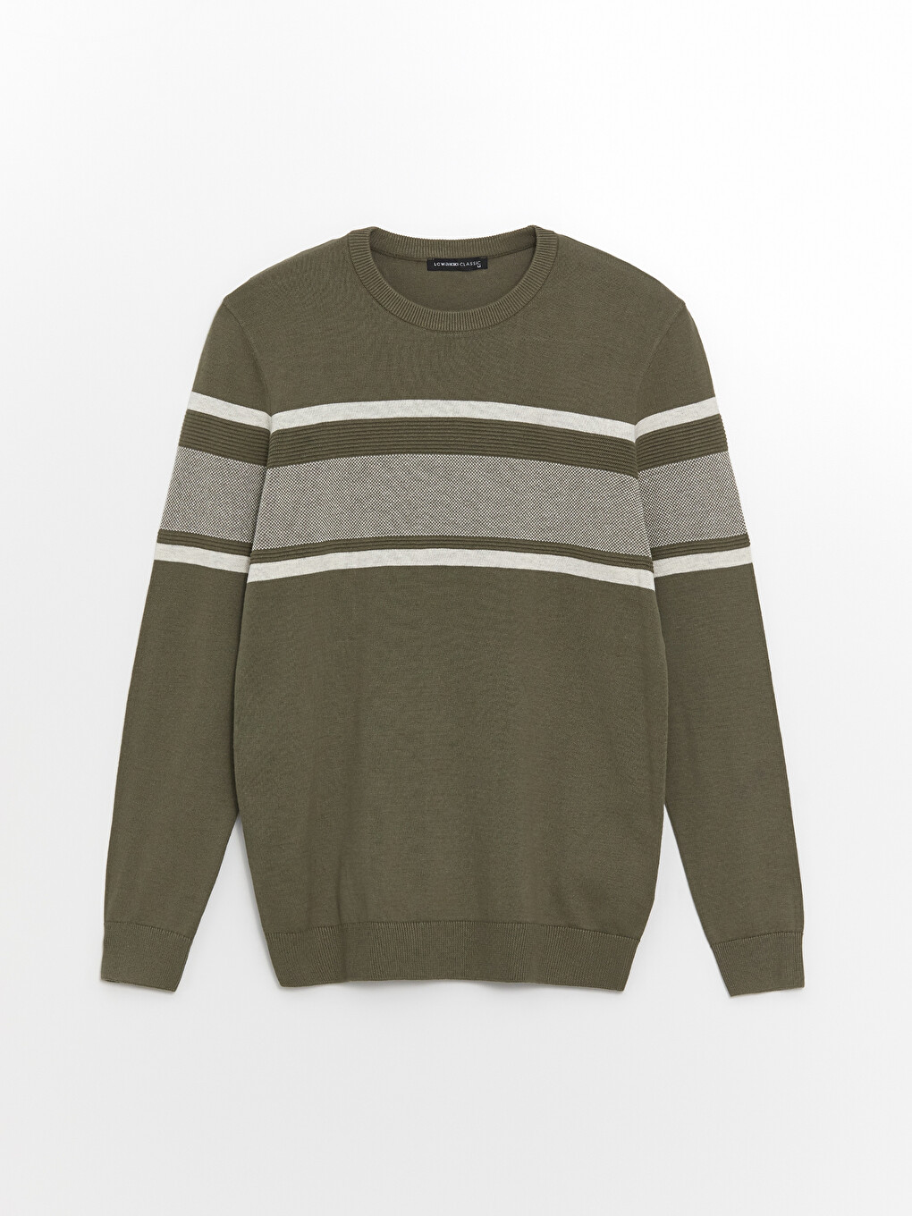Pull-over En Maille À Col Rond Pour Homme-5