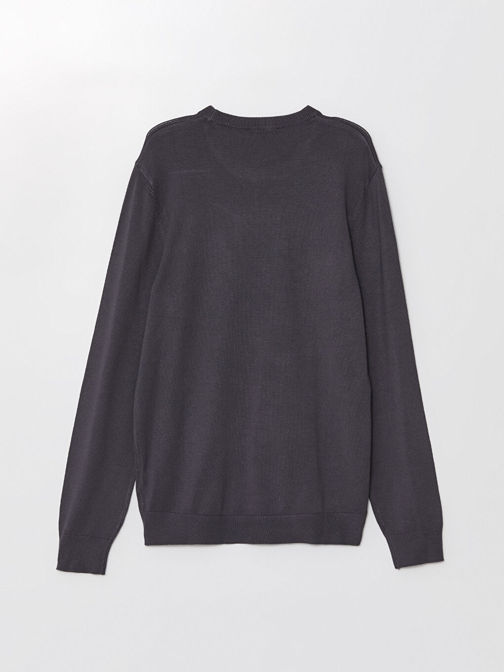 LCWAIKIKI Classic Crew Neck Long Sleeve Men's Tricot Sweater -W52459Z8-HGV