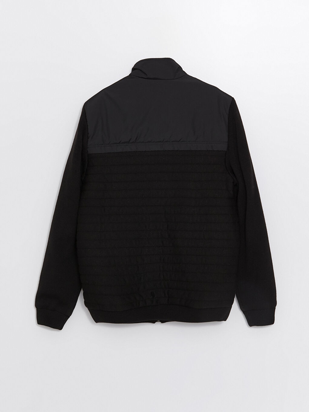 Regular Fit Funnel Neck Men's Knitwear Coat-12