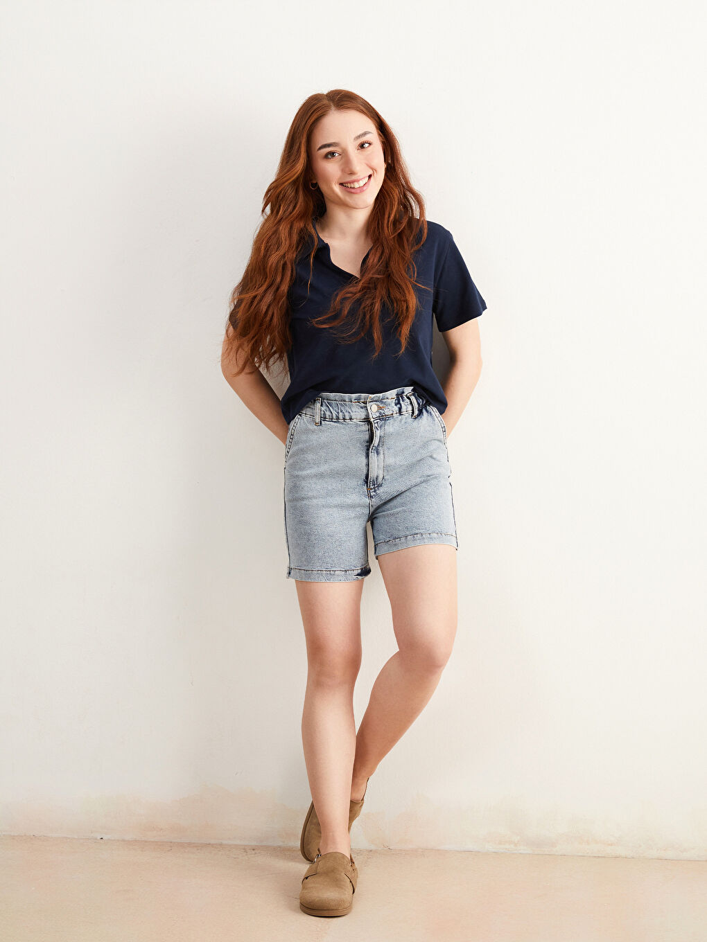 Mavi Petite Standart Fit Kadın Jean Şort