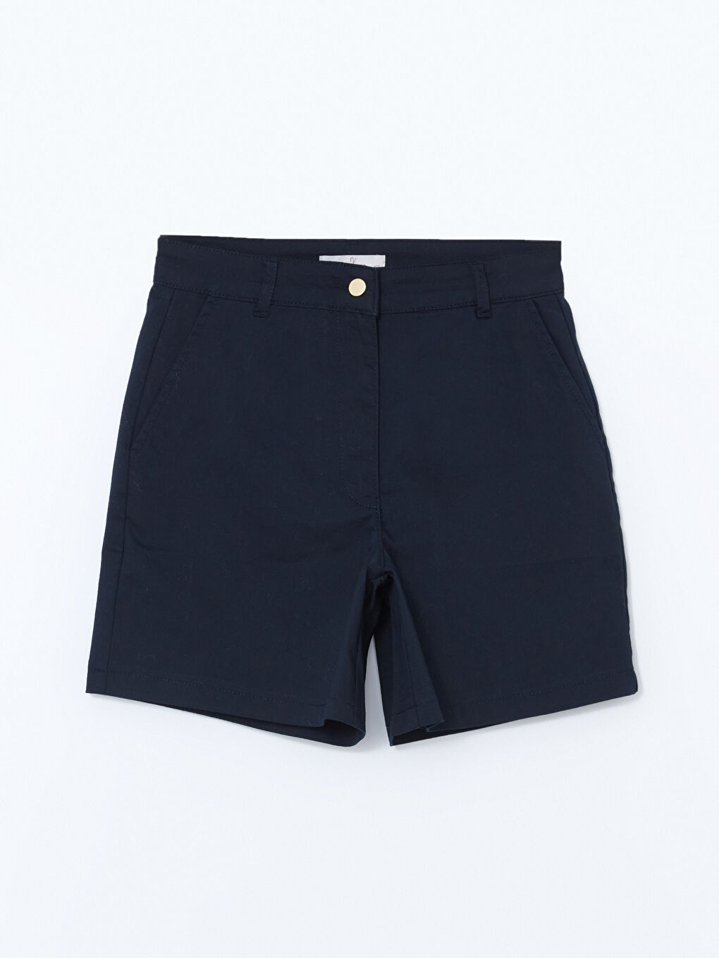 Standard Fit Gabardine Women's Shorts -W4LP42Z8-YZA