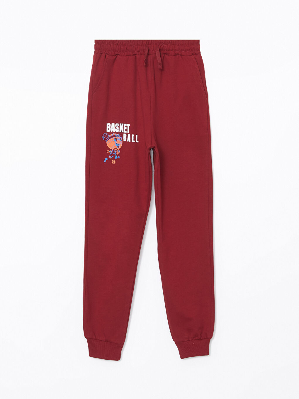 LCW Kids Bordo Beli Lastikli Erkek Çocuk Jogger Eşofman Altı