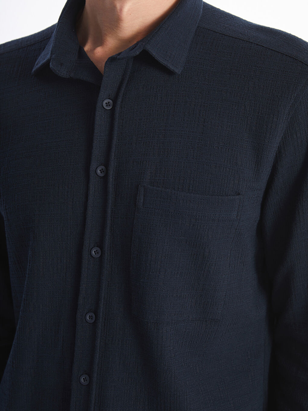 LCWAIKIKI Classic Regular Fit Long Sleeve Men's Shirt -W52714Z8-CRP