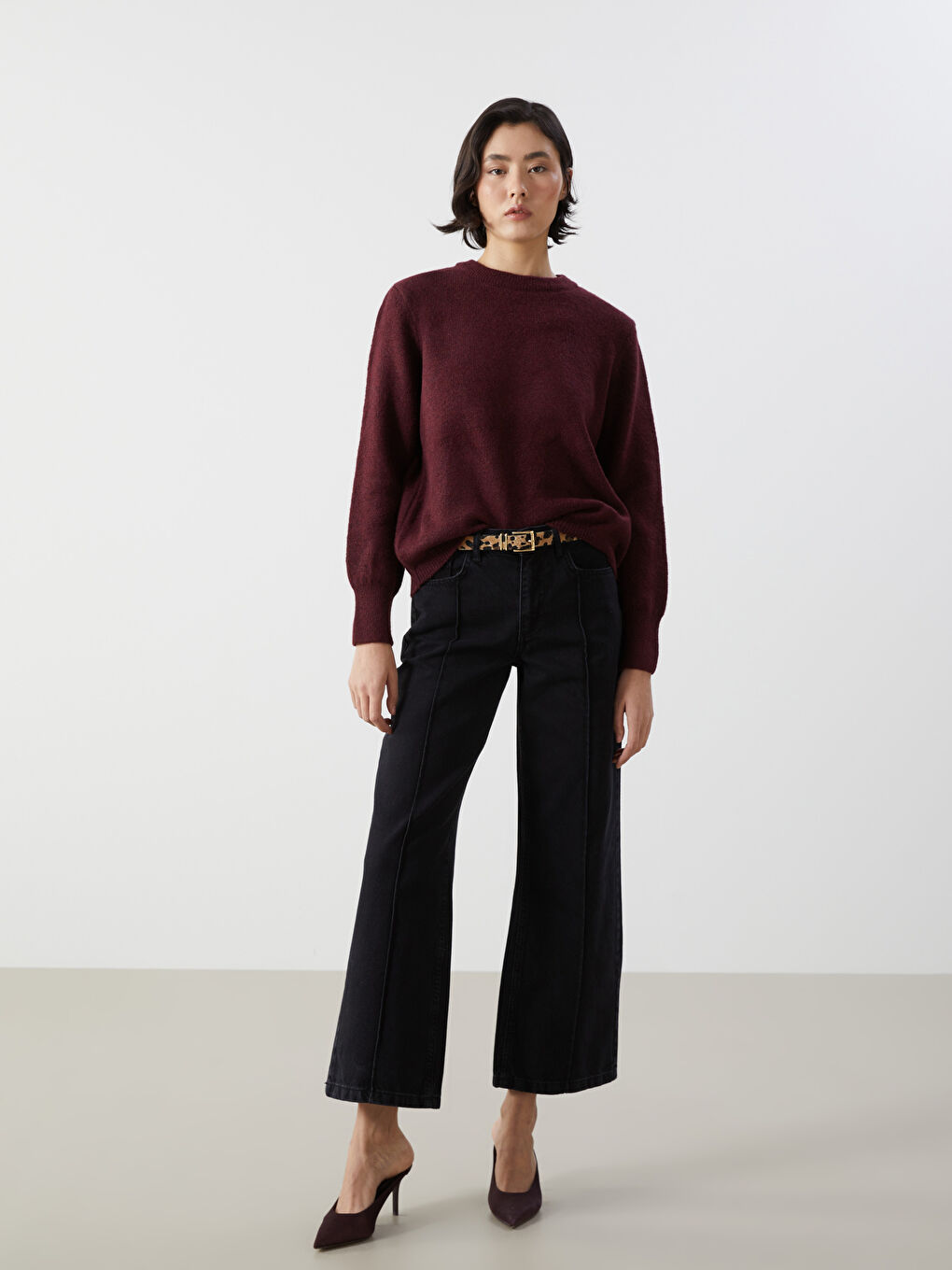 Wideleg Women's Jeans -W4LP65Z8-327