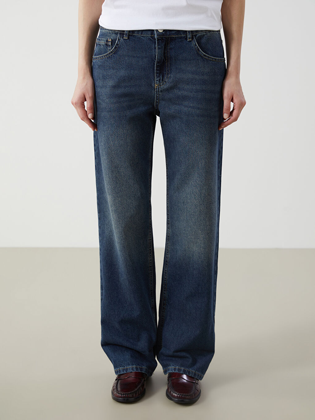 LCW Jeans Wideleg Women's Jeans -W4LP68Z8-JVU