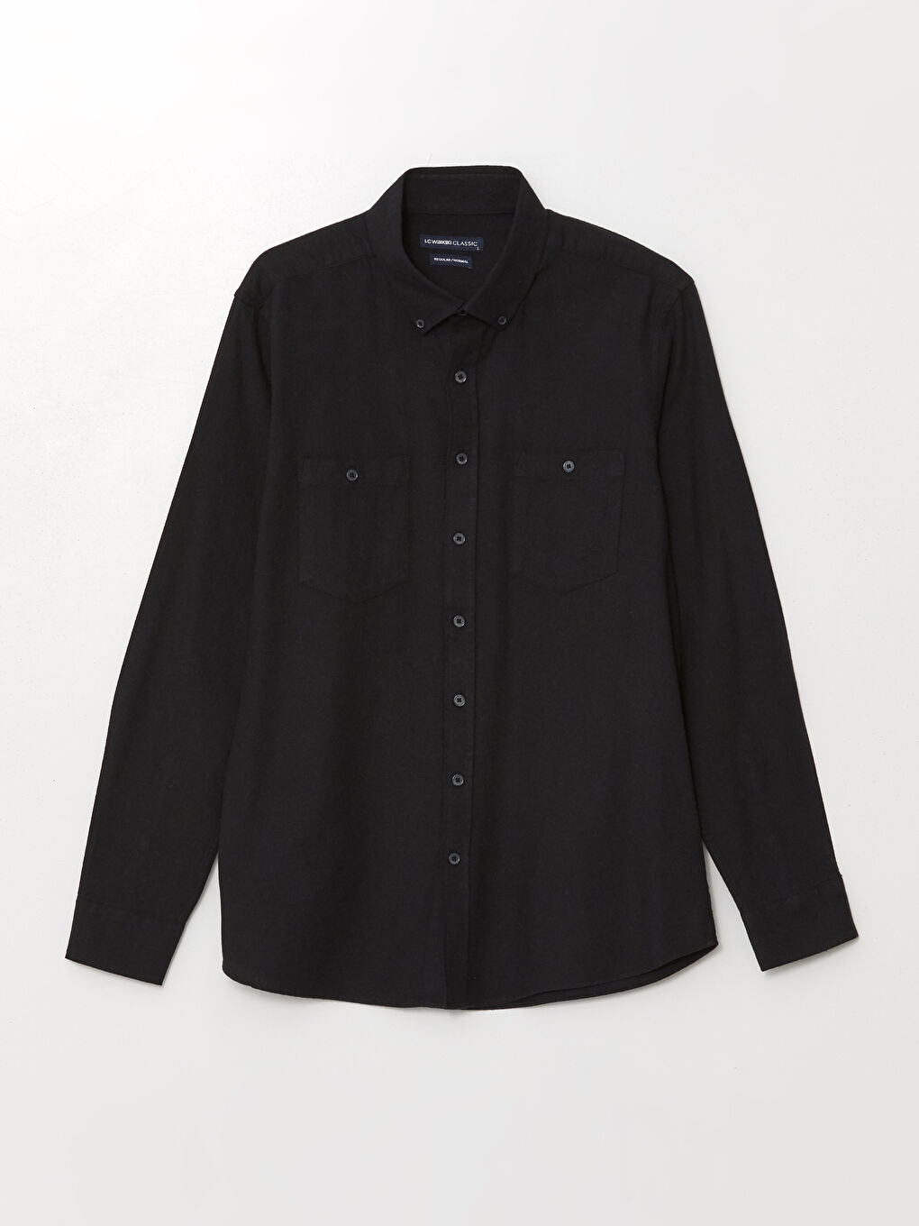 Regular Fit Long Sleeve Gabardine Men's Shirt-5