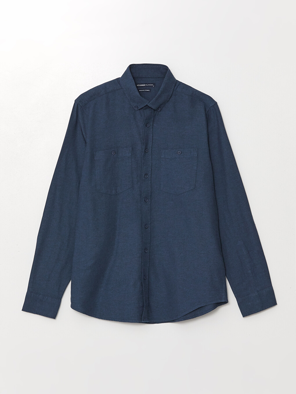 İndigo Regular Fit Uzun Kollu Gabardin Erkek Gömlek-5