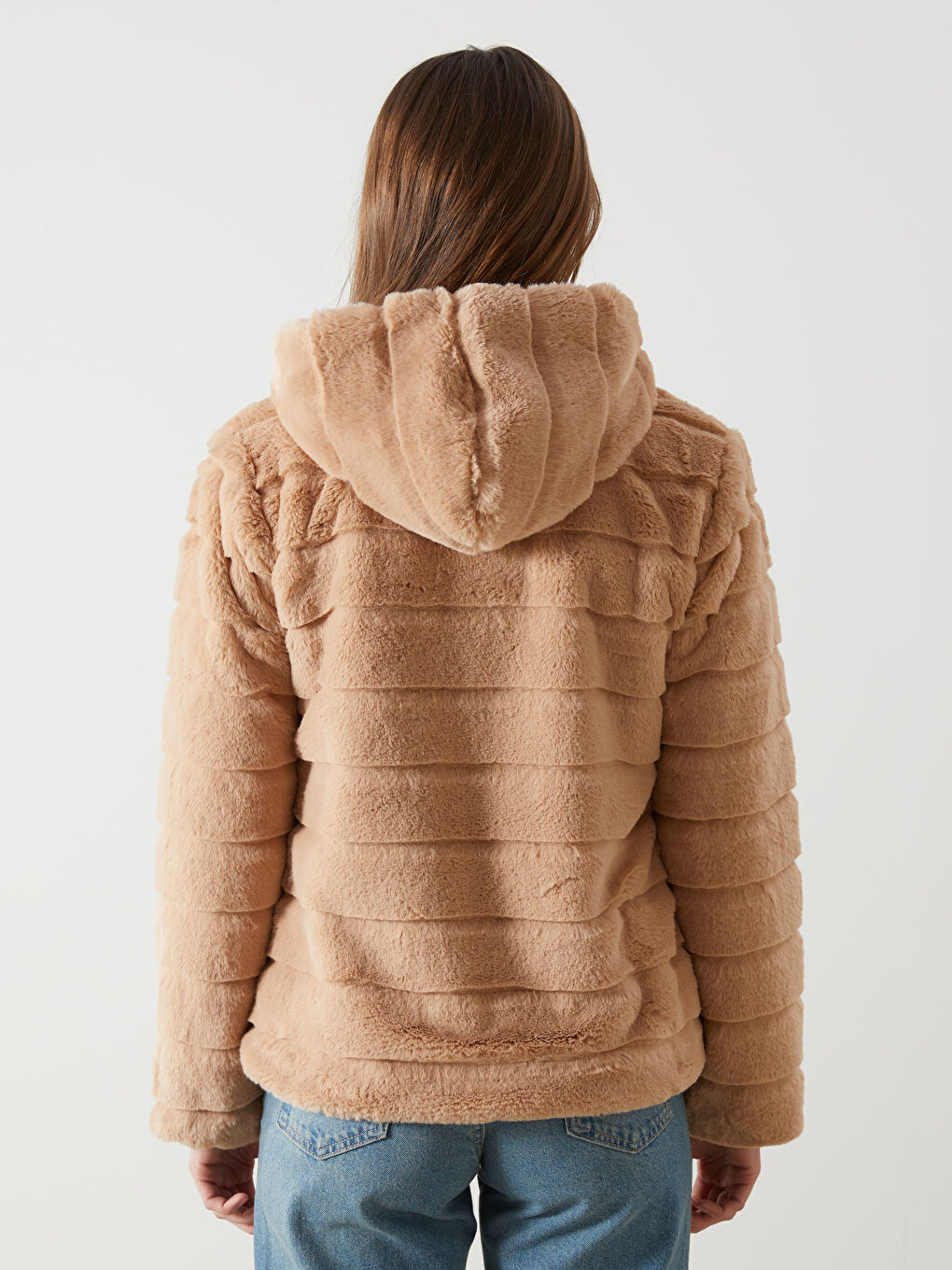 بالطو قطيفة بكابوش للسيدات-4