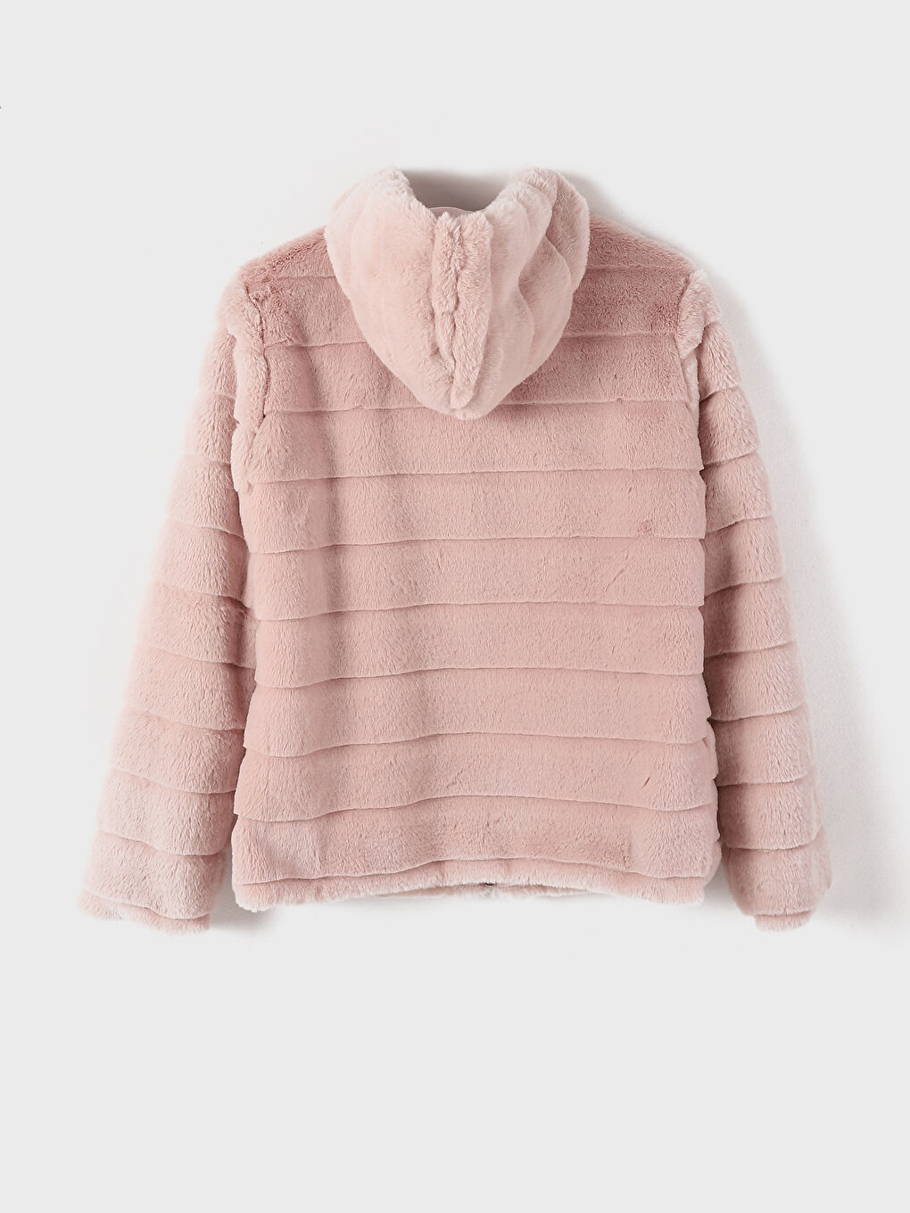 Hooded Women's Plush Coat-6