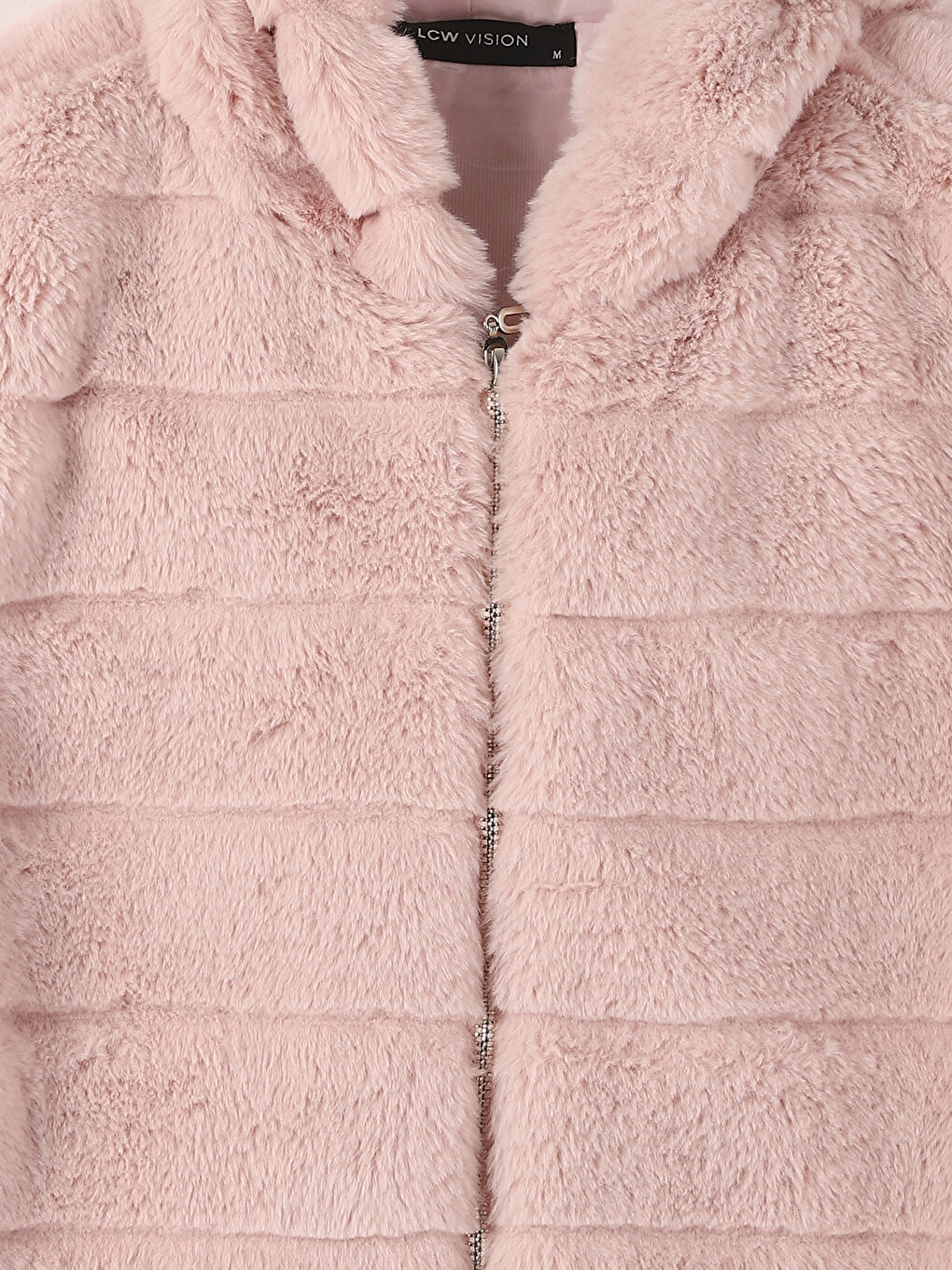 Hooded Women's Plush Coat-7