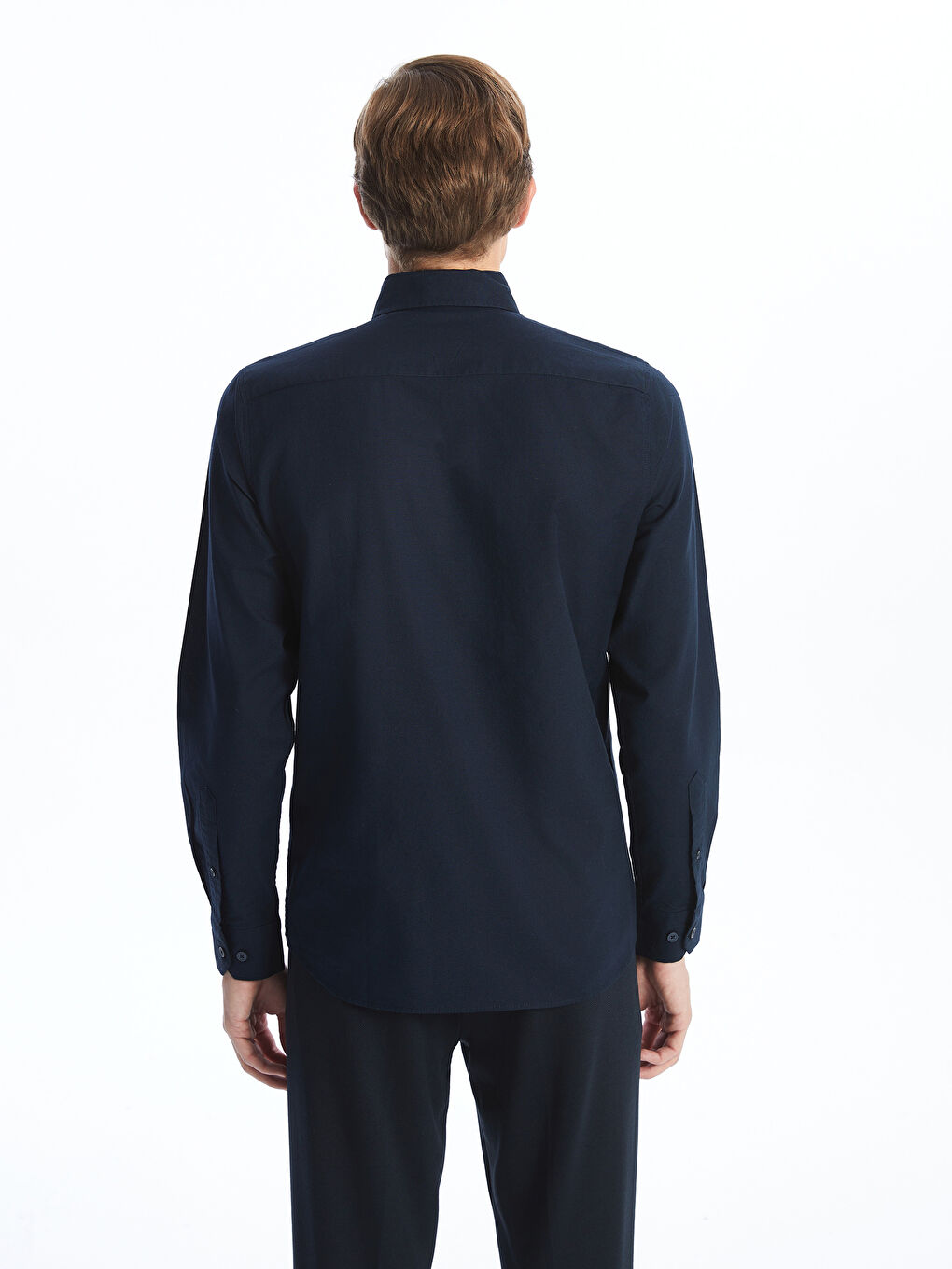 LCWAIKIKI Classic Slim Fit Long Sleeve Oxford Men's Shirt -W52940Z8-UDC
