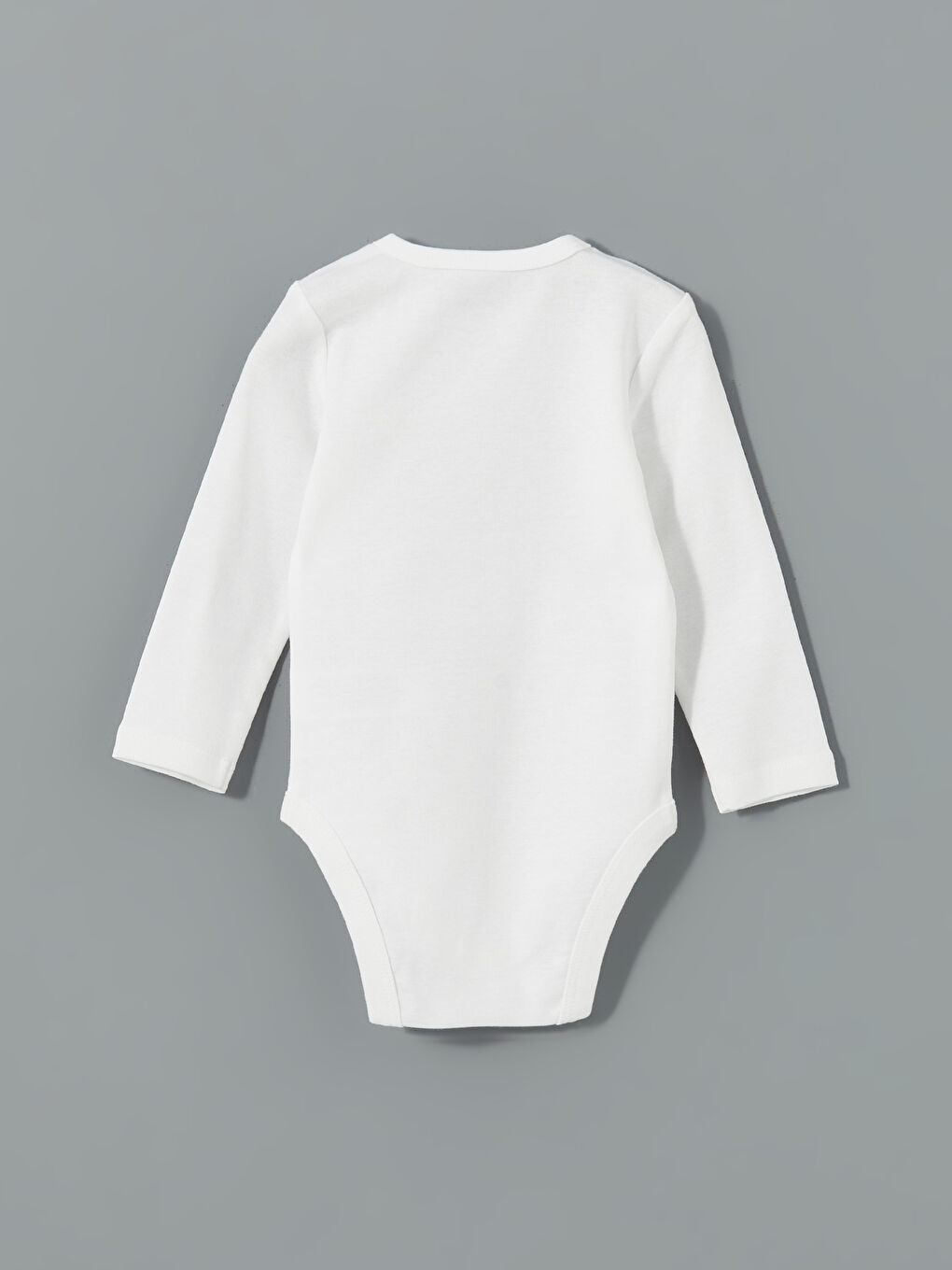Ekru Basic Erkek Bebek Çıtçıtlı Body-2