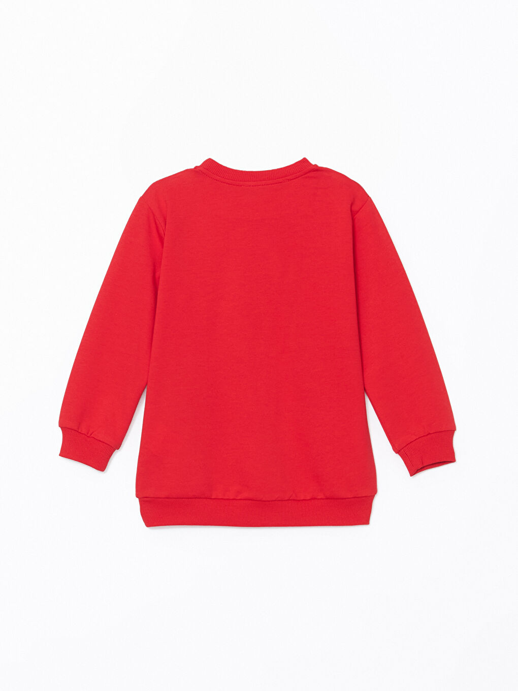 LCW Kids Kırmızı Bisiklet Yaka Baskılı Kız Çocuk Sweatshirt - 2