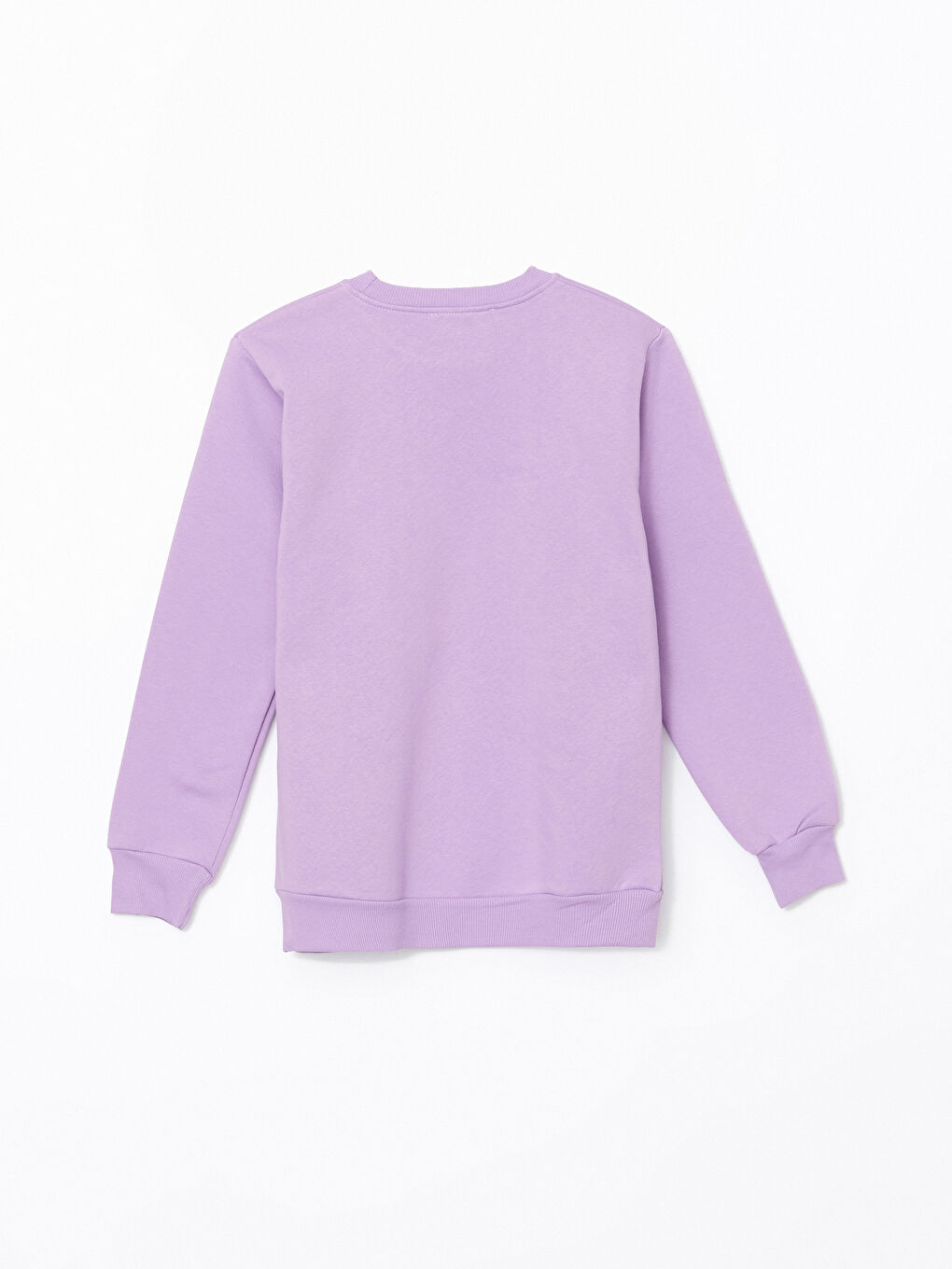 LCW Kids Lila Bisiklet Yaka Baskılı Kız Çocuk Sweatshirt - 2