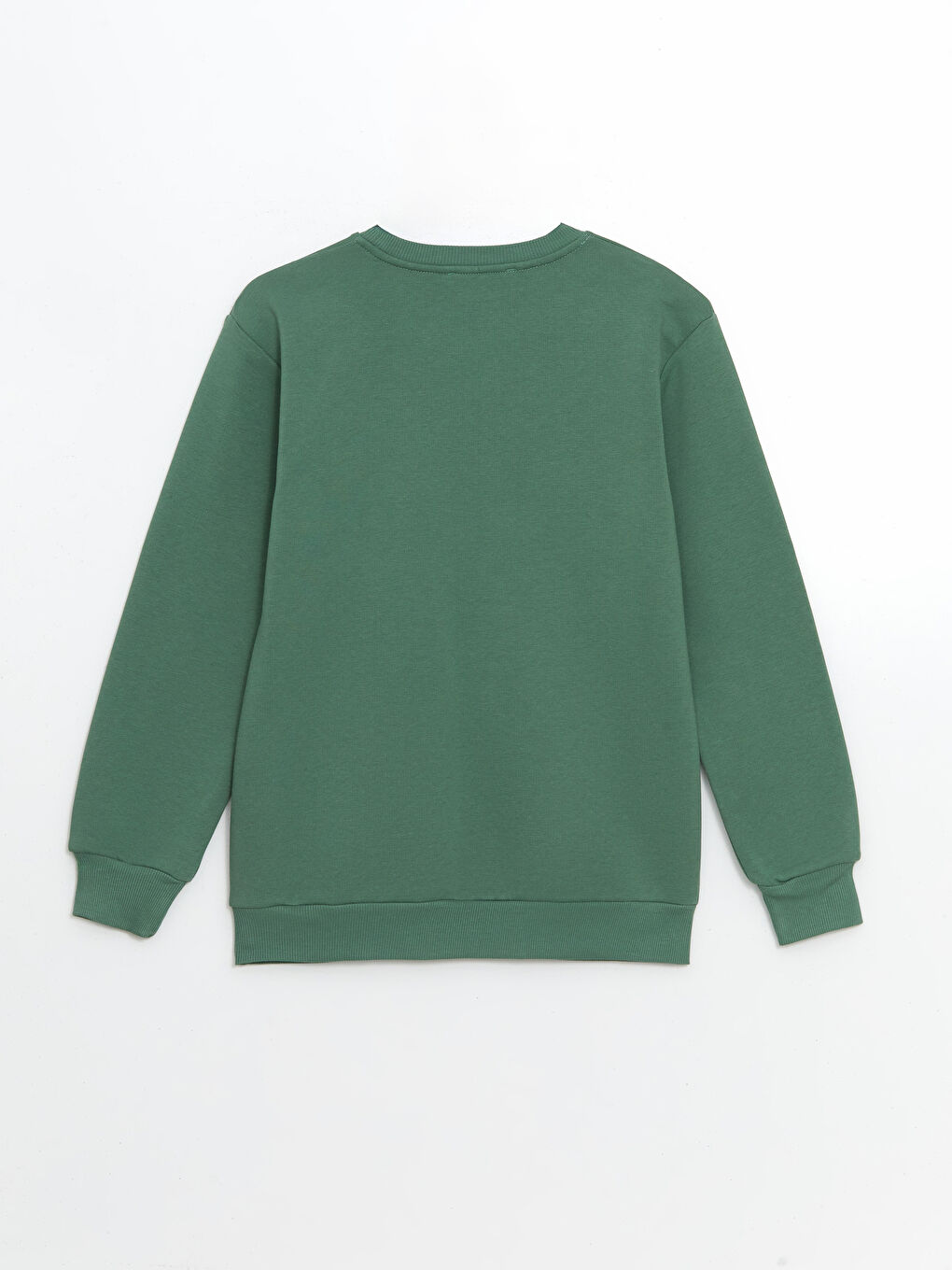 LCW Kids Haki Bisiklet Yaka Baskılı Erkek Çocuk Sweatshirt - 1