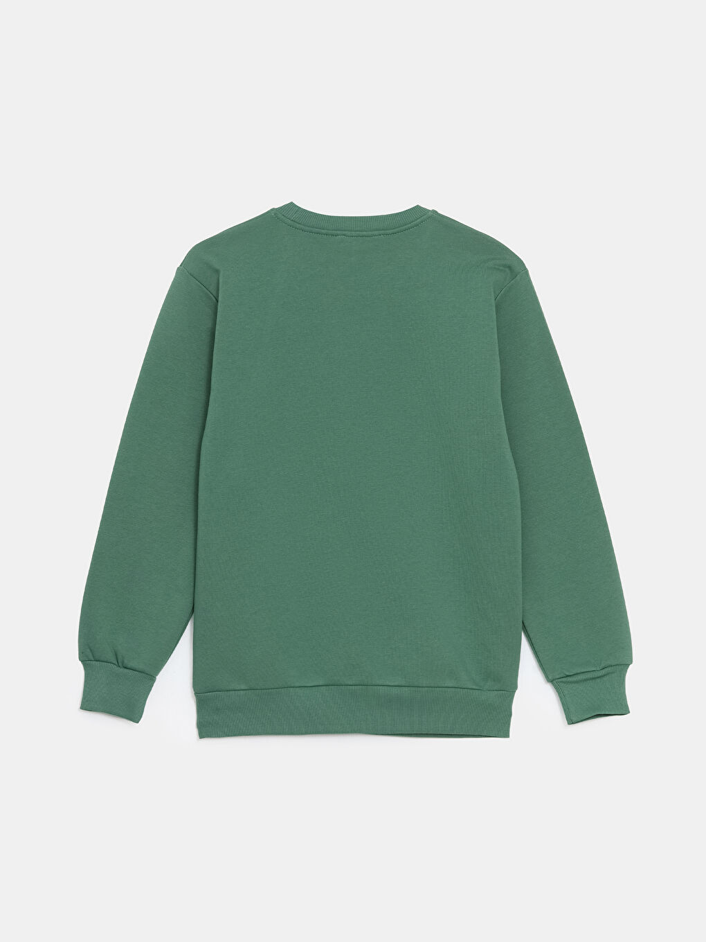 LCW Kids Haki Bisiklet Yaka Baskılı Erkek Çocuk Sweatshirt - 1