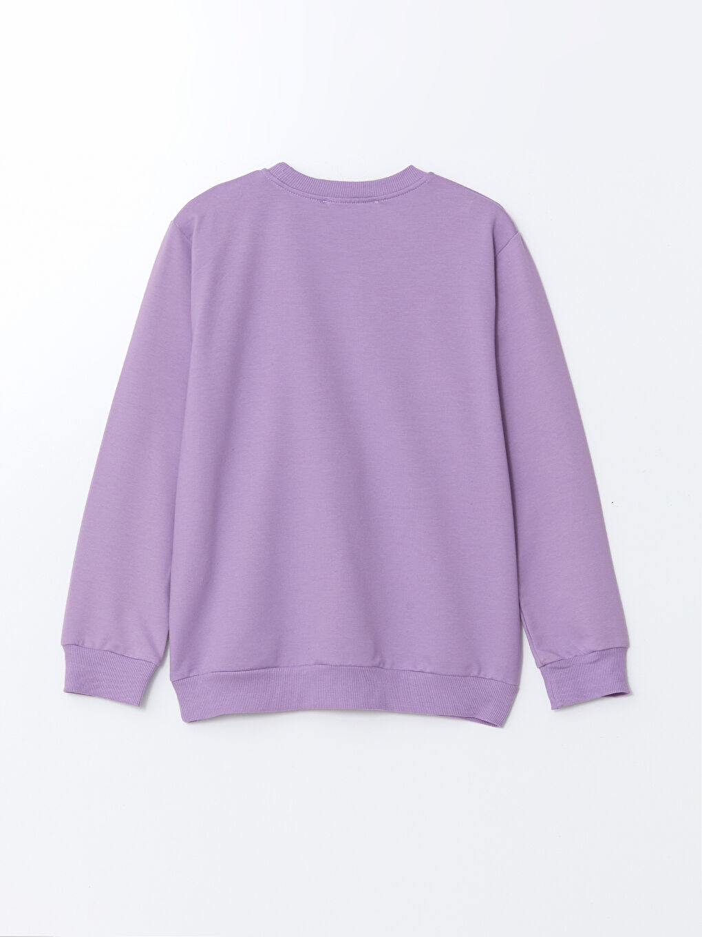 LCW Kids Lila Bisiklet Yaka Kız Çocuk Sweatshirt - 2