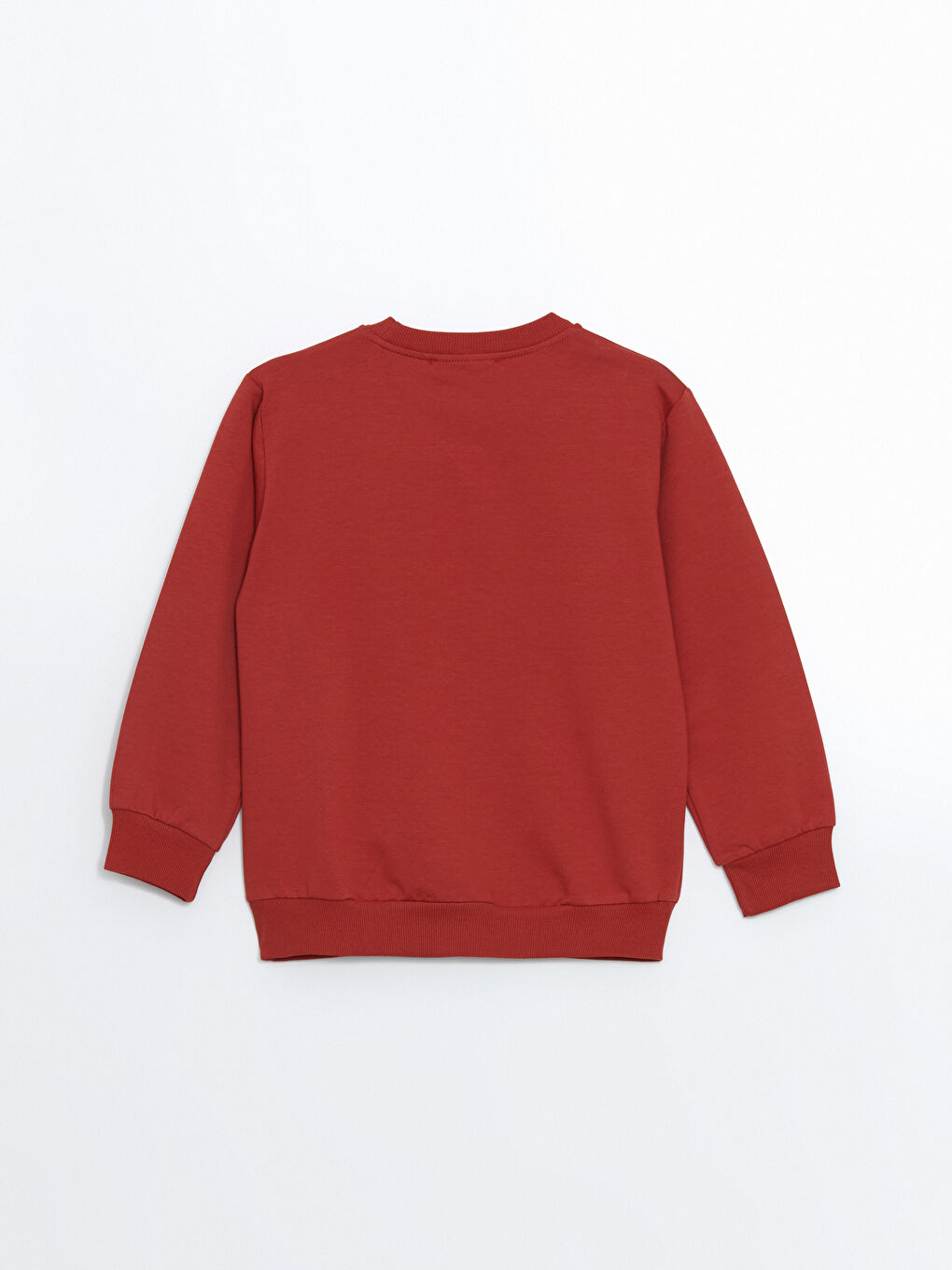 LCW Kids Kahverengi Bisiklet Yaka Baskılı Kız Çocuk Sweatshirt - 2