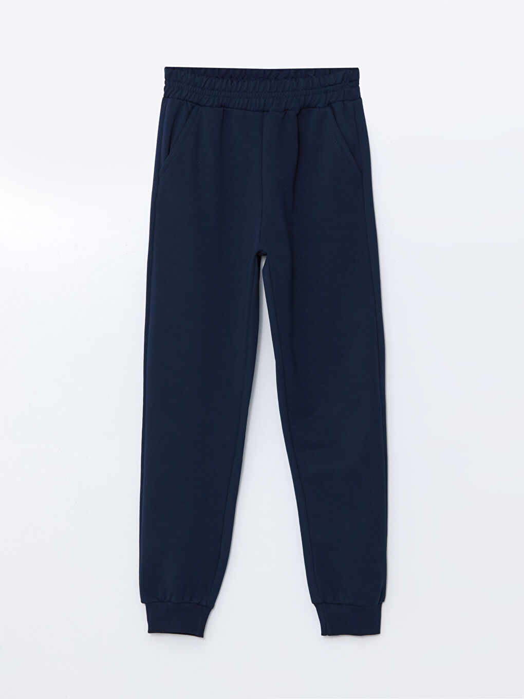 Lacivert Beli Lastikli Erkek Çocuk Jogger Eşofman Altı-2