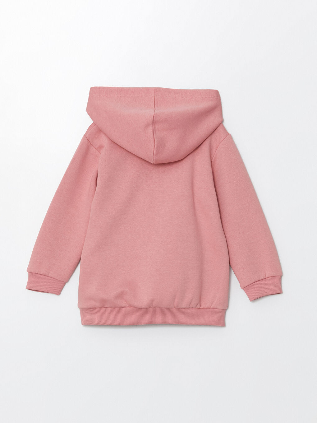 LCW Kids Hooded Long Sleeve Baby Girls' Zippered Sweatshirt -W53020Z1-CT3