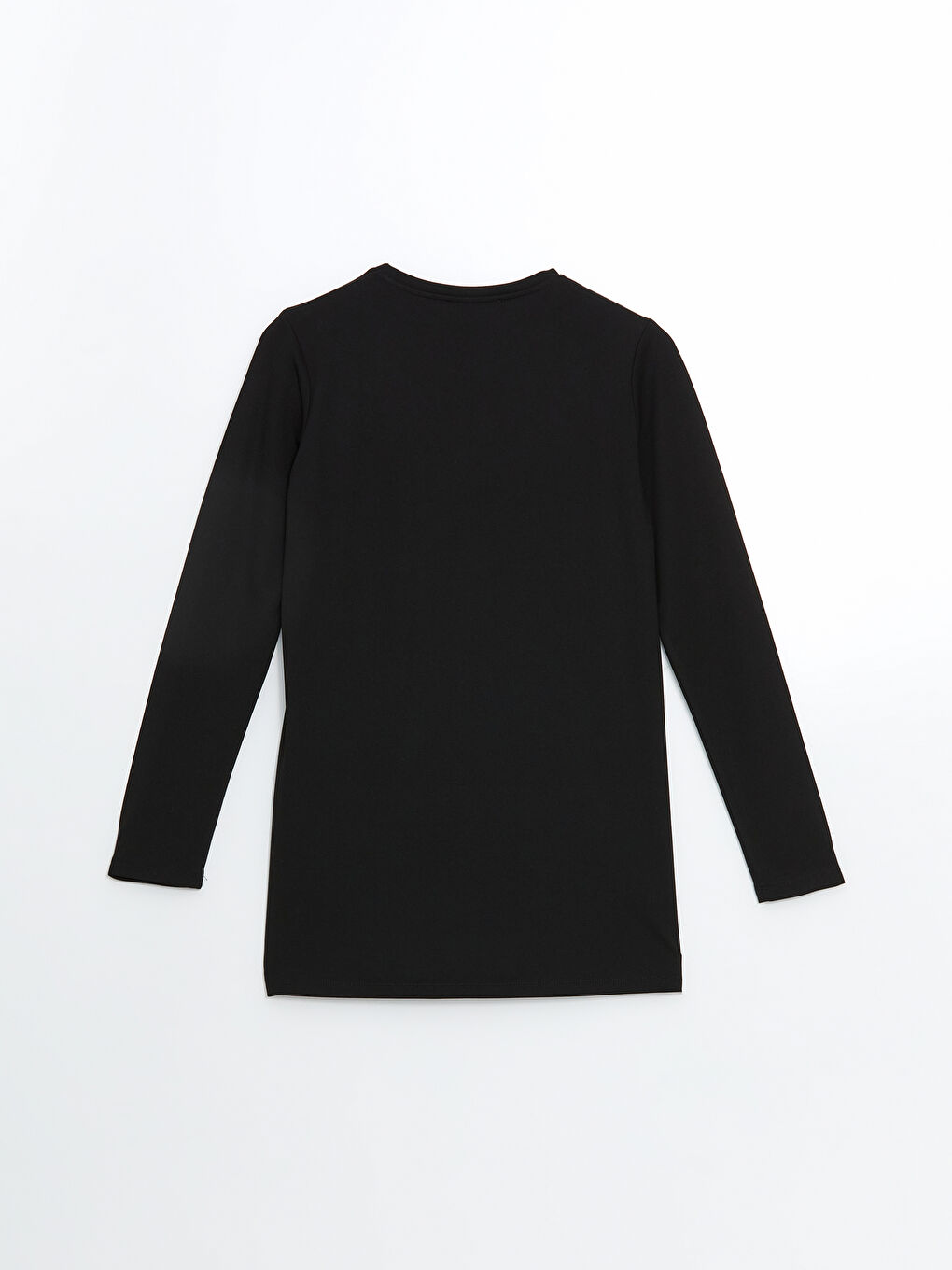 Siyah Bisiklet Yaka Taşlı Kadın Tunik-5