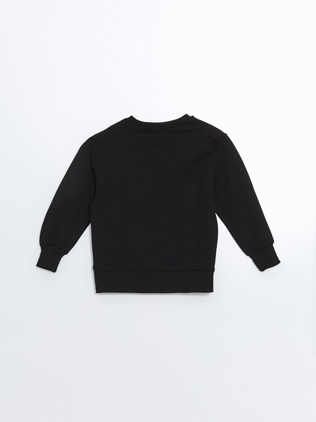 LCW Kids Siyah Bisiklet Yaka Kalın Erkek Çocuk Sweatshirt - 2