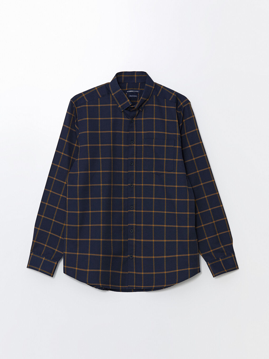 LCWAIKIKI Classic Regular Fit Long Sleeve Plaid Men's Shirt -W53326Z8-LQ4