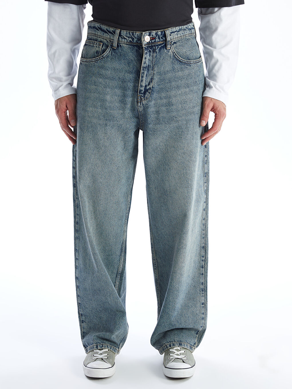 LCW Jeans İndigo Baggy Fit Erkek Jean Pantolon - 1