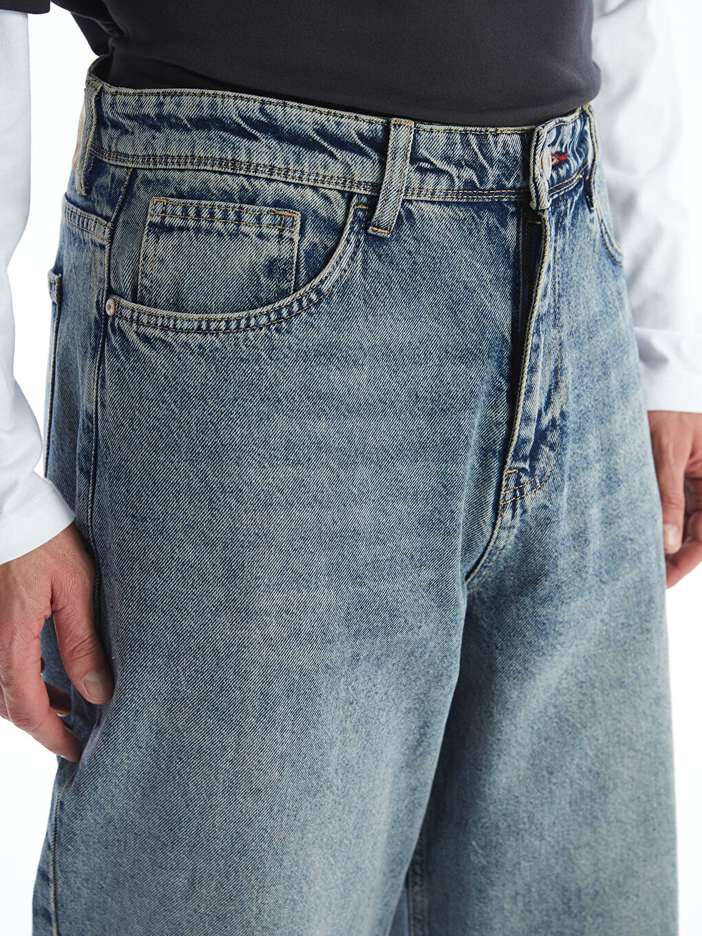 LCW Jeans İndigo Baggy Fit Erkek Jean Pantolon - 2