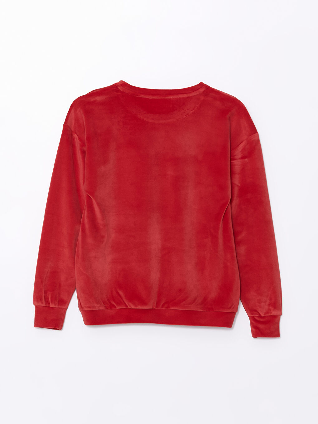 Crew Neck Embroidered Long Sleeve Women's Pyjamas Set-7