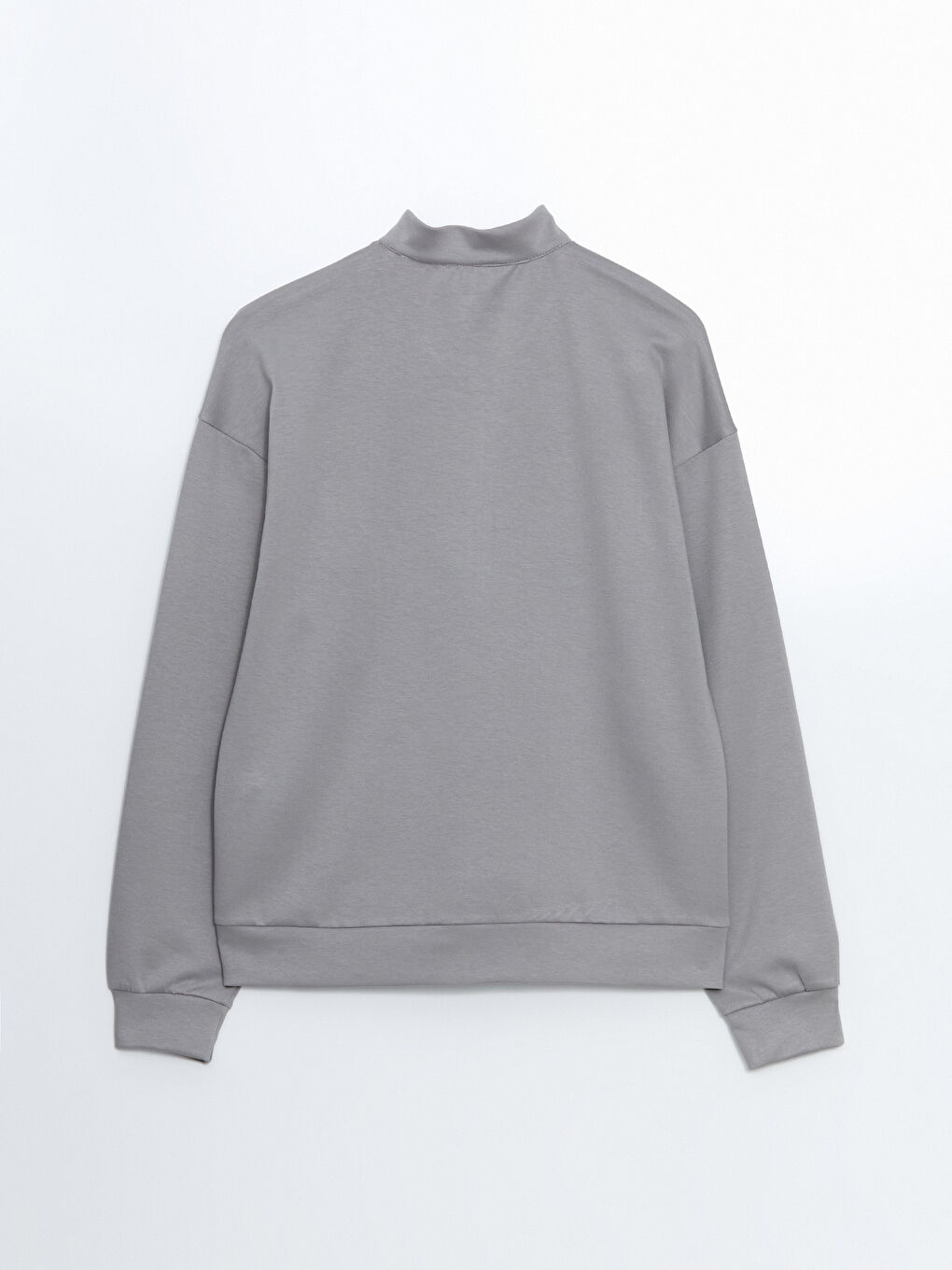 XSIDE ACTIVE Gri Dik Yaka Uzun Kollu Erkek Sweatshirt - 5