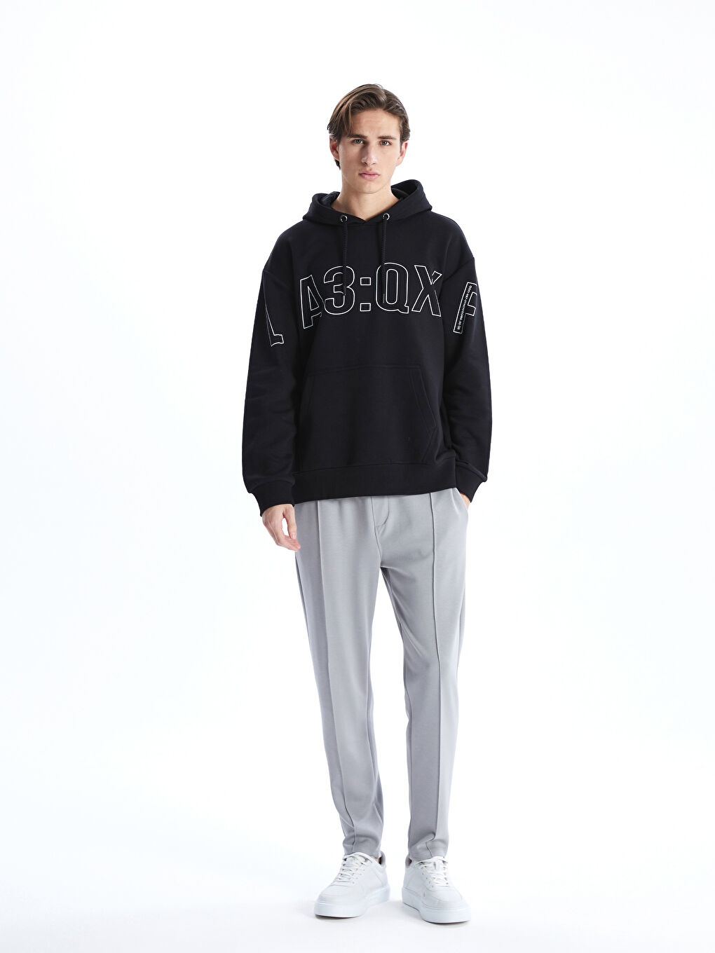 Gri Slim Fit Erkek Eşofman Altı