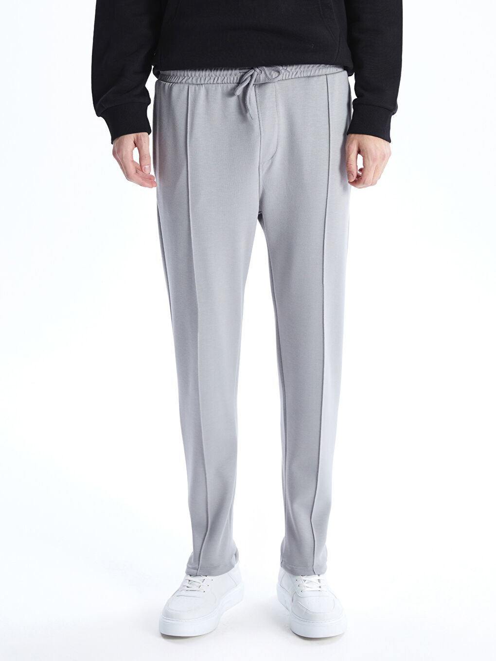 Gri Slim Fit Erkek Eşofman Altı-1