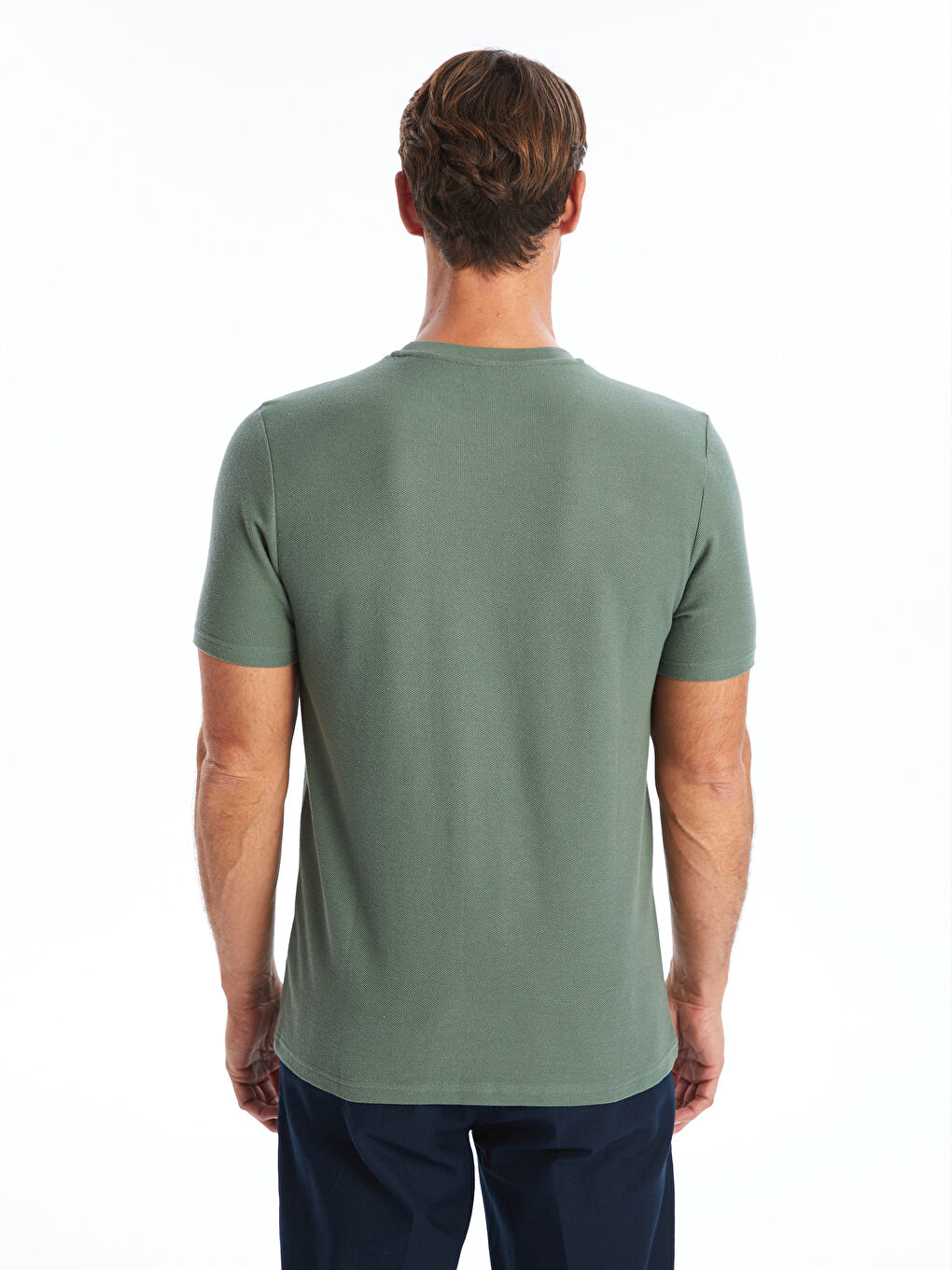 LCWAIKIKI Classic Crew Neck Short Sleeve Printed Men's T-Shirt -W53544Z8-HBA